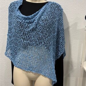 Women's Blue Knit Sweater